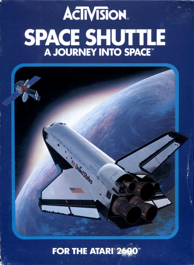 Space Shuttle box art for Atari 5200